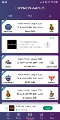 Cricket Line Guru android App screenshot 2