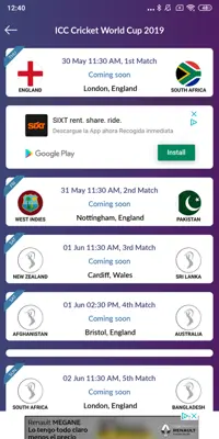 Cricket Line Guru android App screenshot 4